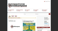 Desktop Screenshot of musikkompass.at