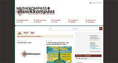 Desktop Screenshot of musikkompass.com